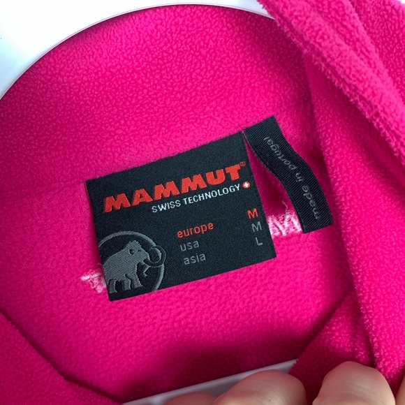 Mammut | Pink 1/2 Zip Fleece Pullover Jacket - Picture 5 of 8